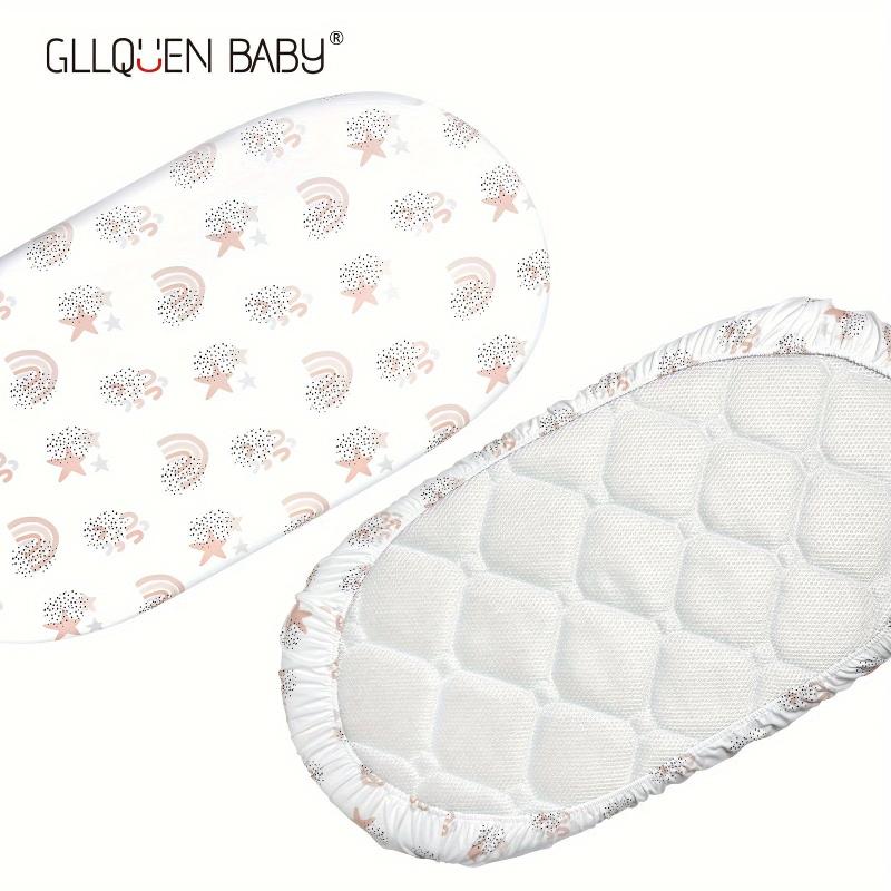 4pcs Animal Print Bassinet Sheets Ultra Soft Breathable Microfiber