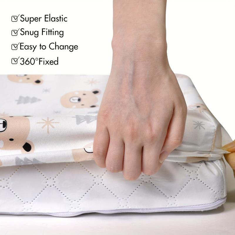 4pcs Animal Print Bassinet Sheets Ultra Soft Breathable Microfiber