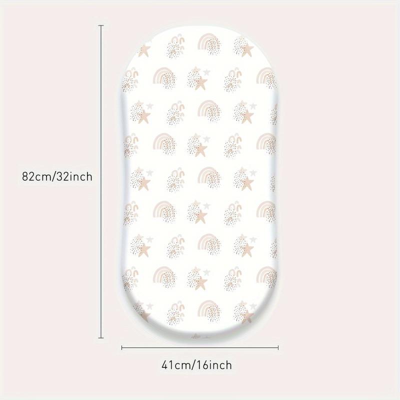 4pcs Animal Print Bassinet Sheets Ultra Soft Breathable Microfiber