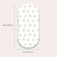 4pcs Animal Print Bassinet Sheets Ultra Soft Breathable Microfiber