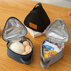 Portable Insulated Lunch Bag for Students Durable Nylon Reusable