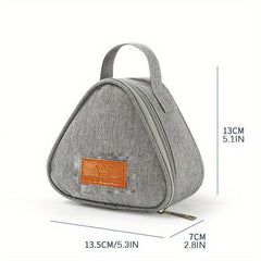 Portable Insulated Lunch Bag for Students Durable Nylon Reusable
