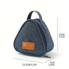 Portable Insulated Lunch Bag for Students Durable Nylon Reusable
