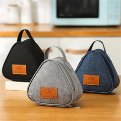 Portable Insulated Lunch Bag for Students Durable Nylon Reusable