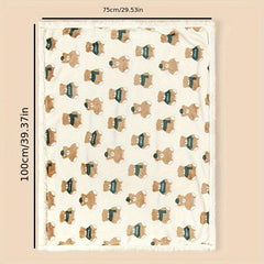 Double Layer Thick Flannel Blanket Stroller Blanket