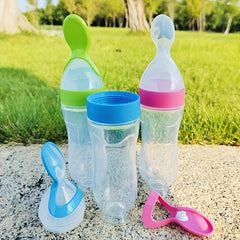 12pcs Baby Food Feeder Set with Spoon and Suction Cup