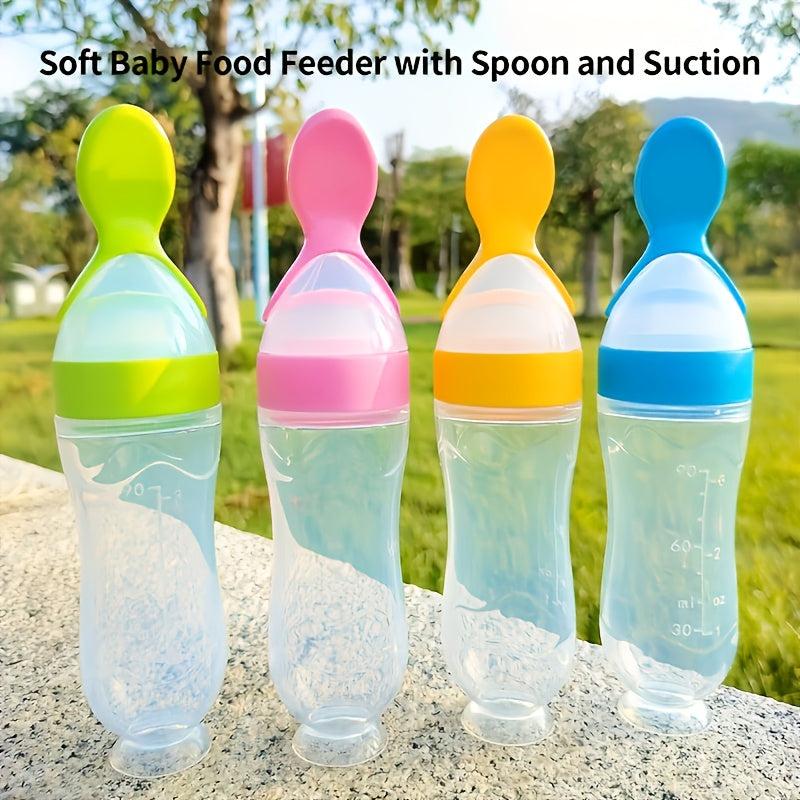 12pcs Baby Food Feeder Set with Spoon and Suction Cup