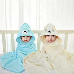 2 Cute Cartoon Animal Bath Towels for Kids