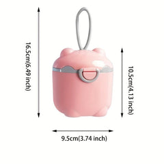 Portable Milk Powder Container with Spoon Large