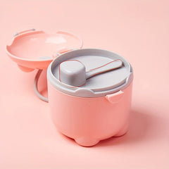 Portable Milk Powder Container with Spoon Large