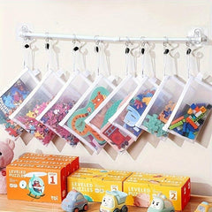 Set of 10 Fabric Storage Bags for Toys & Stationery Organization