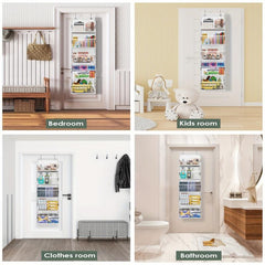 5-Layer Over the Door Organizer with 19KG Capacity