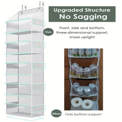 5-Layer Over the Door Organizer with 19KG Capacity