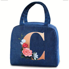 Stylish Nylon Insulated Lunch Bag for Work School Travel