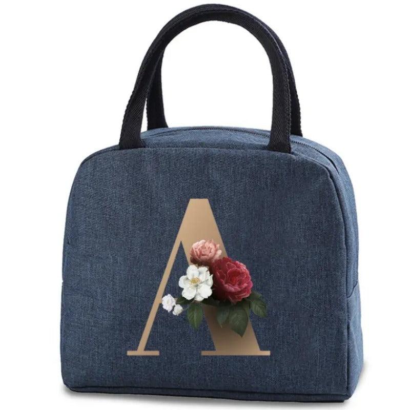 Stylish Nylon Insulated Lunch Bag for Work School Travel
