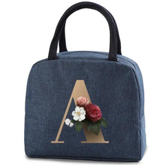 Stylish Nylon Insulated Lunch Bag for Work School Travel