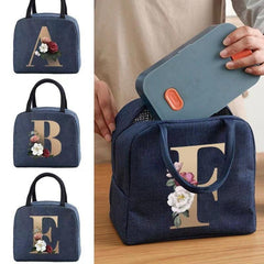 Stylish Nylon Insulated Lunch Bag for Work School Travel