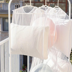 Fabric Mesh Drying Rack Hanging Dryer Net for Clothes and Toys