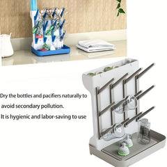Baby Bottle Drying Rack Tiered Space Saver