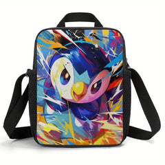 Colorful Cartoon Insulated Lunch Bag Waterproof Large Capacity