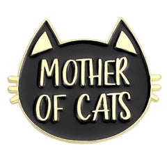 No Sleep Club Enamel Pins Brooches Punk Cat Bad Luck Rabbit Rose Lapel Badges