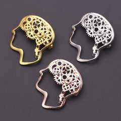Personality Retro Alloy Thinker Brooch