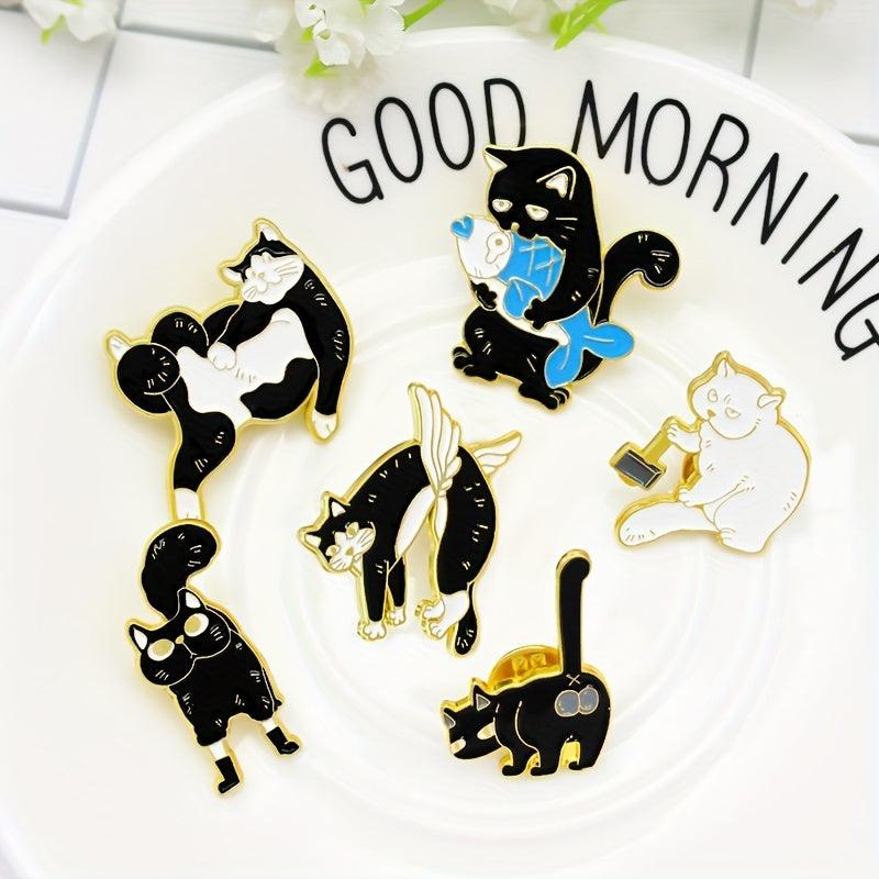 Puss In Boots Cartoon Enamel Brooch