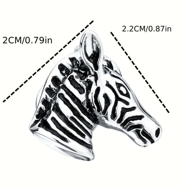 Vintage Horse Head Brooch Jewelry Suit Pin Collar Pin for Men