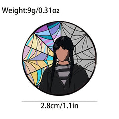 Gothic Style Character Brooch Clothes Backpack Pin