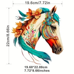 Indian Horse Head HTV Iron-on Transfer Decals for Men