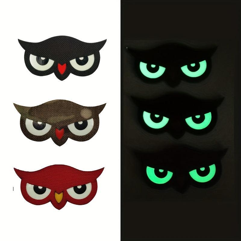Glow In The Dark Velcro Brooch Laser Reflective Seal Eagle Eye Patch