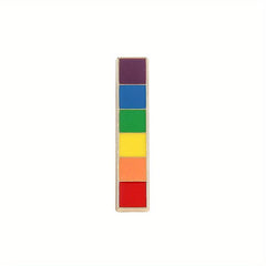 Colorful Rainbow Enamel Pin for Men Love Flag Brooch Holiday Gift