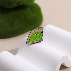 Cartoon Frog Metal Badge Creative Men's Brooch