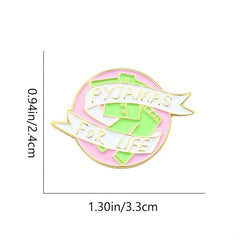 Green Pants Ribbon Pattern Brooch