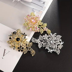 Gorgeous Flower Brooch Men's Party Prom Costume Accessories