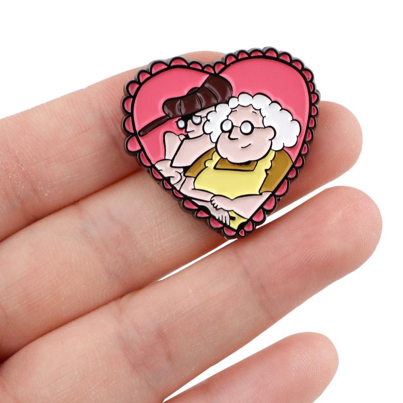 Vintage Cartoon Enamel Pin For Men Badges Brooches For Men