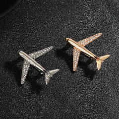 Aircraft Brooch For Men