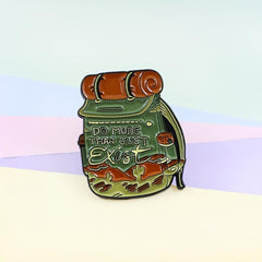Hiking Backpack Brooch - Adventure Enthusiast Pin