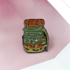 Hiking Backpack Brooch - Adventure Enthusiast Pin