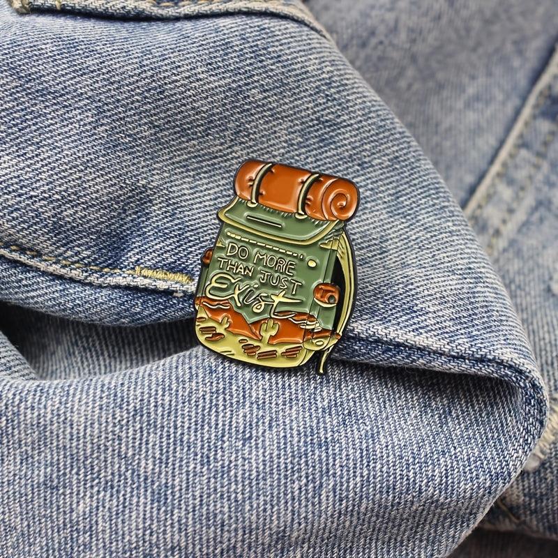 Hiking Backpack Brooch - Adventure Enthusiast Pin