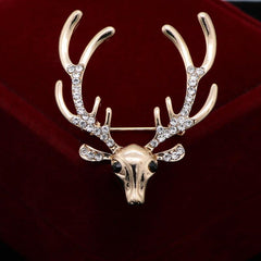 Men's Elk Brooch Tassel Chain for Shirt Suit