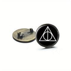 Deathly Hallows Brooch Pins Dress Suit Hats Scarves Pants Brooches Pins Jewelry