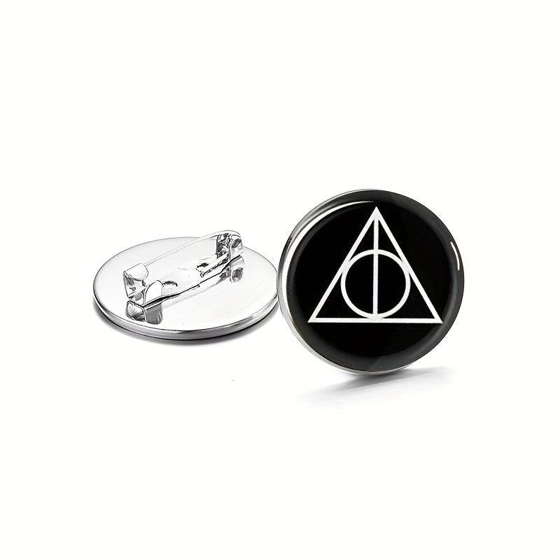 Deathly Hallows Brooch Pins Dress Suit Hats Scarves Pants Brooches Pins Jewelry