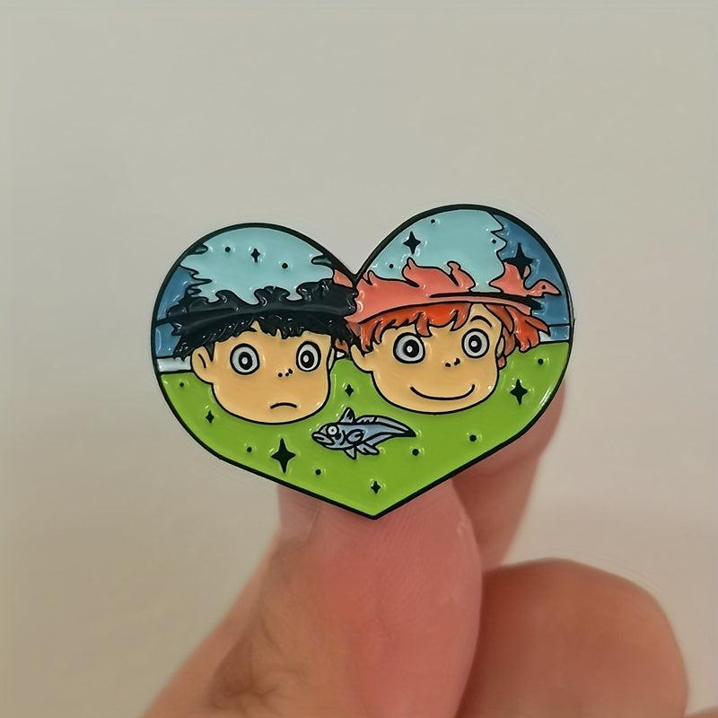 Goldfish Enamel Lapel Pins For Backpack Clothes Jewelry