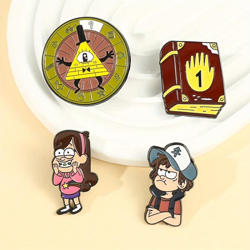 Creative Cartoon Funny Girl Pin Brooch