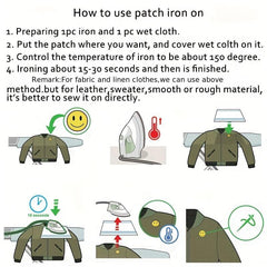 Embroidered Iron On Patches - Bow Pumpkin Gh