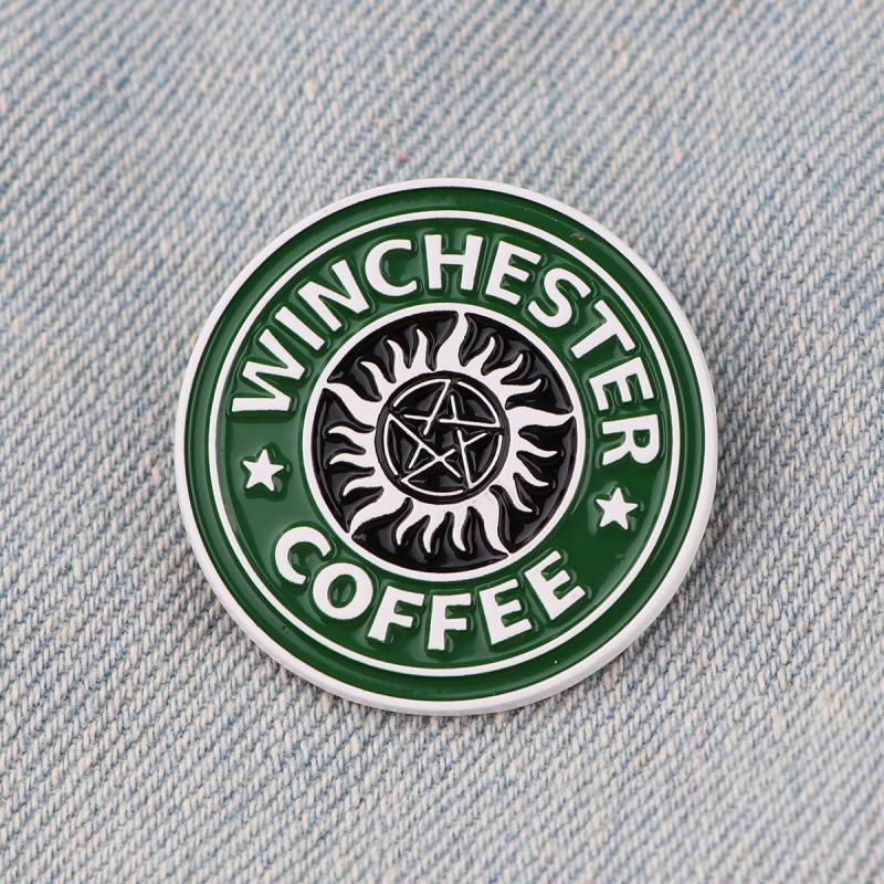 Coffee Enamel Badges Brooches For Men Lapel Pins Backpacks Jewelry