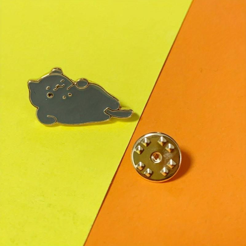 Cat Series Brooches for Denim Bags Hats Shoes Accessories