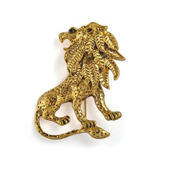 Vintage Men's Lion Brooch