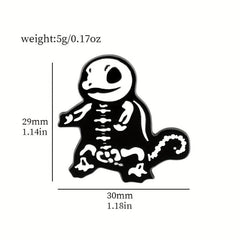 3pcs Skeleton Baby Iron On Patches Sew On Embroidered Applique Repair
